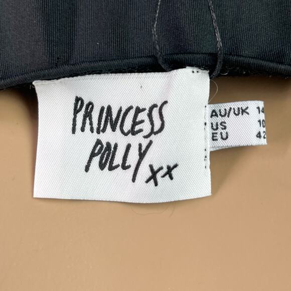 New Princess Polly Monument Black Lace Bra Top Thong Bodysuit - Picture 12 of 14